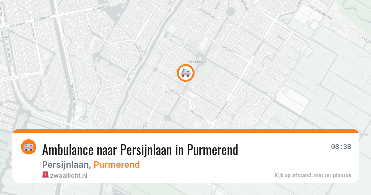 Ambulance naar Persijnlaan in Purmerend — 9 feb 2026