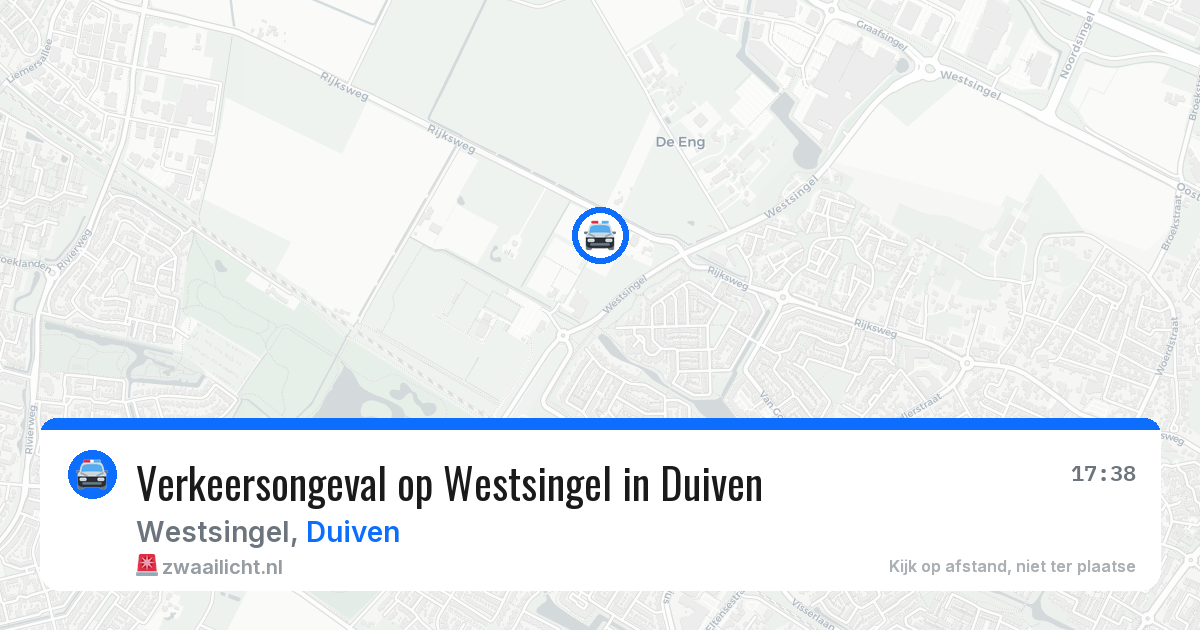 Verkeersongeval op Westsingel in Duiven — 10 jun 2026