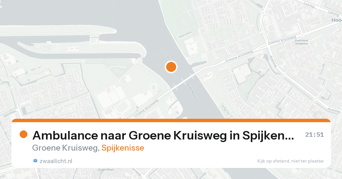 Ambulance naar Groene Kruisweg in Spijkenisse — 2 jul 2026