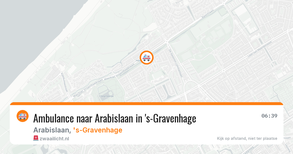 Ambulance naar Arabislaan in 's-Gravenhage — 30 jun 2026