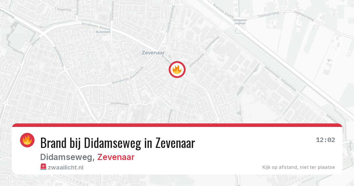 Brand bij Didamseweg in Zevenaar — 28 jun 2026