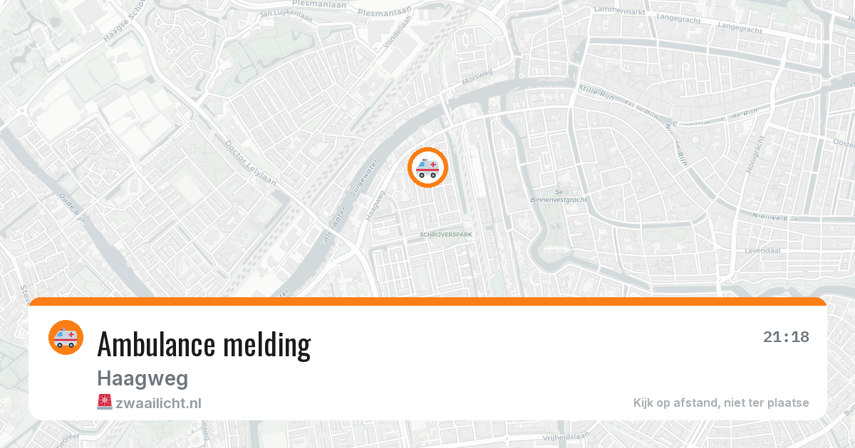 Ambulance melding — 24 mei 2026