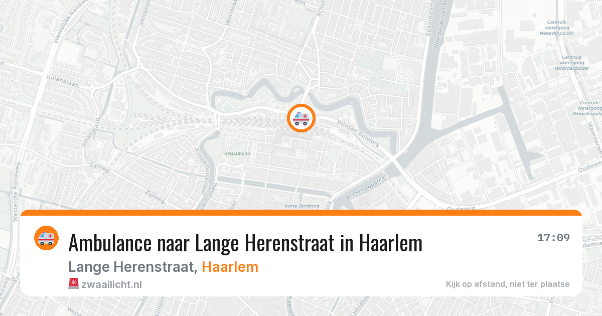Ambulance naar Lange Herenstraat in Haarlem — 7 apr 2026