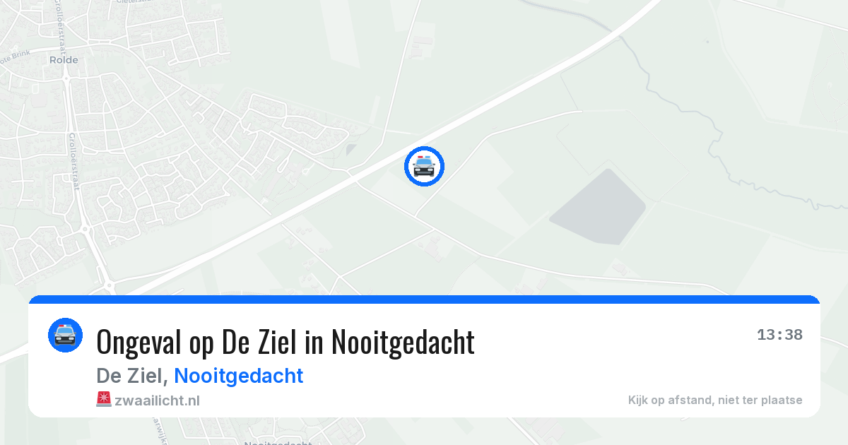 Ongeval op De Ziel in Nooitgedacht — 2 apr 2026