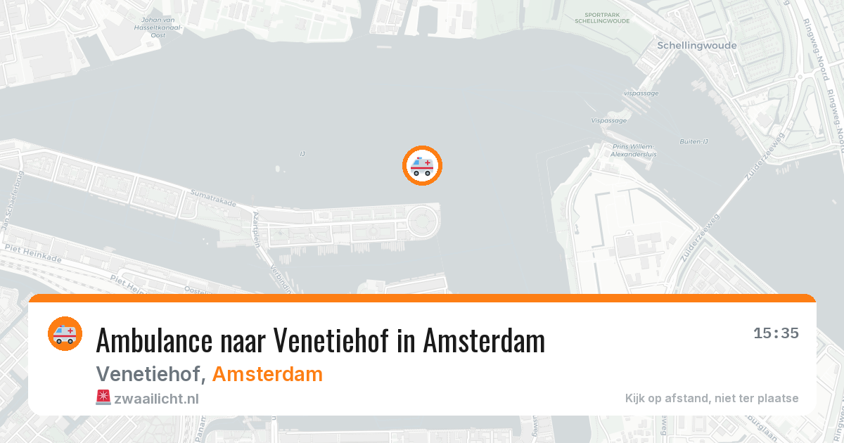 Ambulance naar Venetiehof in Amsterdam — 28 mei 2026