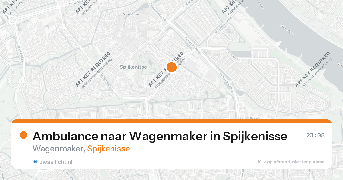 Ambulance naar Wagenmaker in Spijkenisse — 15 jul 2026