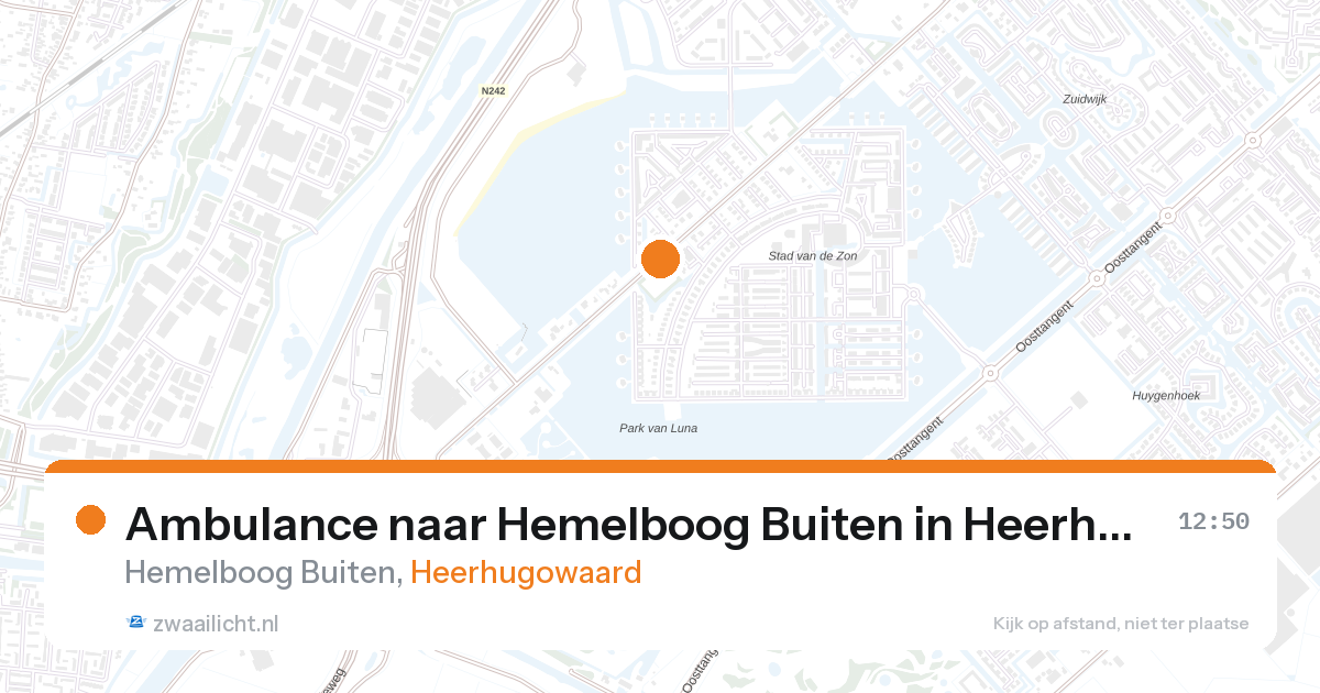 Ambulance naar Hemelboog Buiten in Heerhugowaard — 30 jun 2026