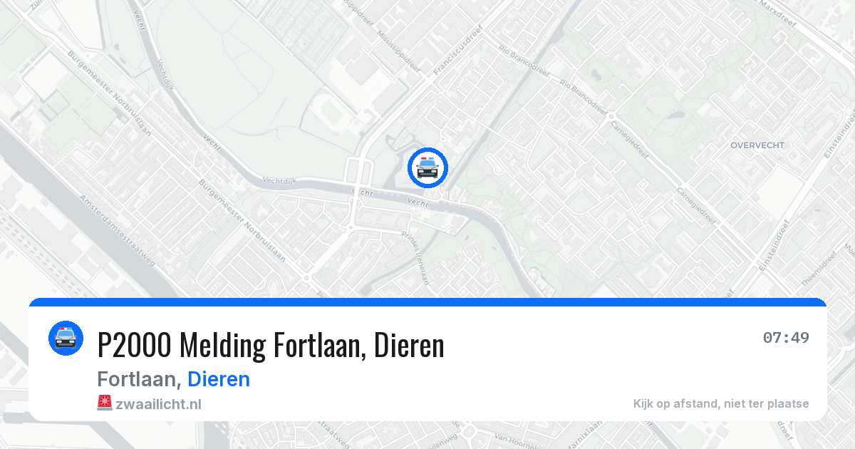 P2000 Melding Fortlaan, Dieren — 8 aug 2026