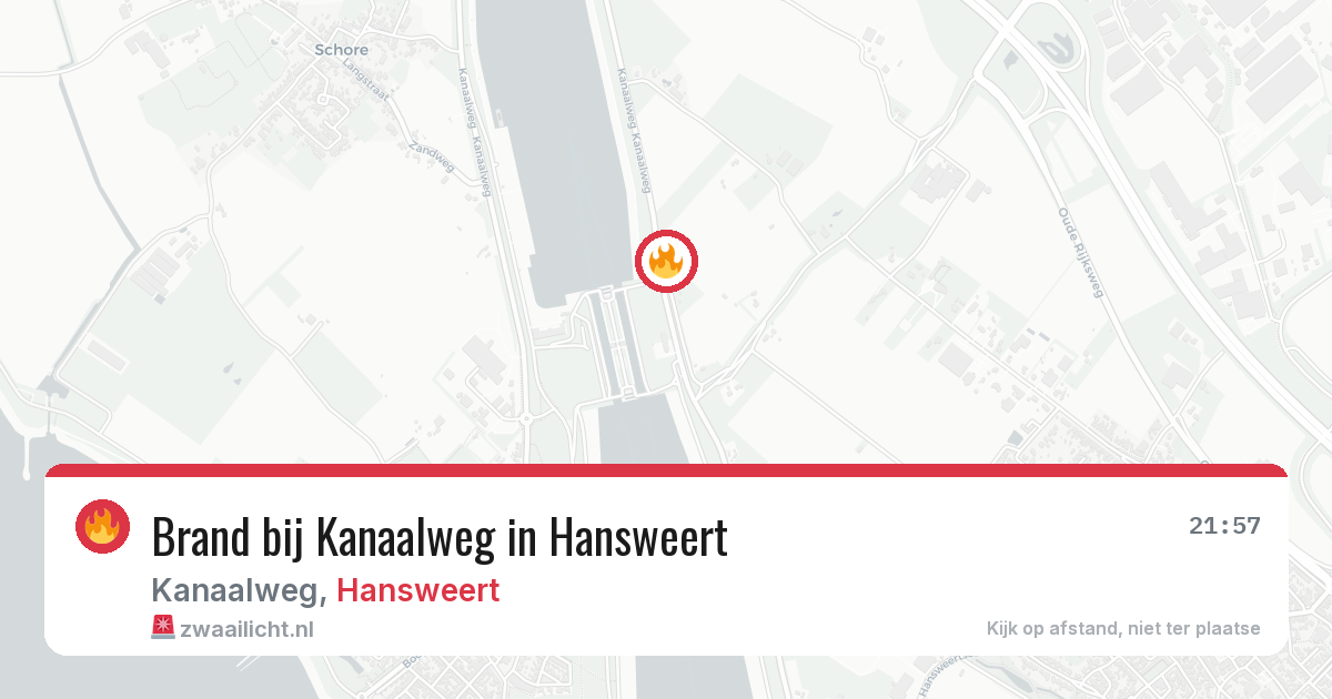 Brand bij Kanaalweg in Hansweert — 23 jun 2026