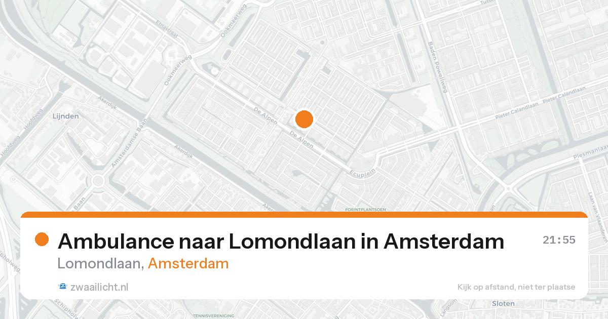 Ambulance naar Lomondlaan in Amsterdam — 31 mei 2026