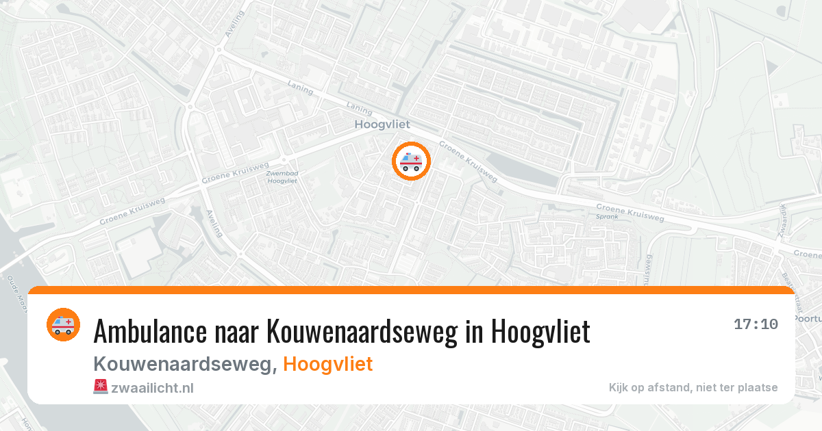 Ambulance naar Kouwenaardseweg in Hoogvliet — 22 jul 2026
