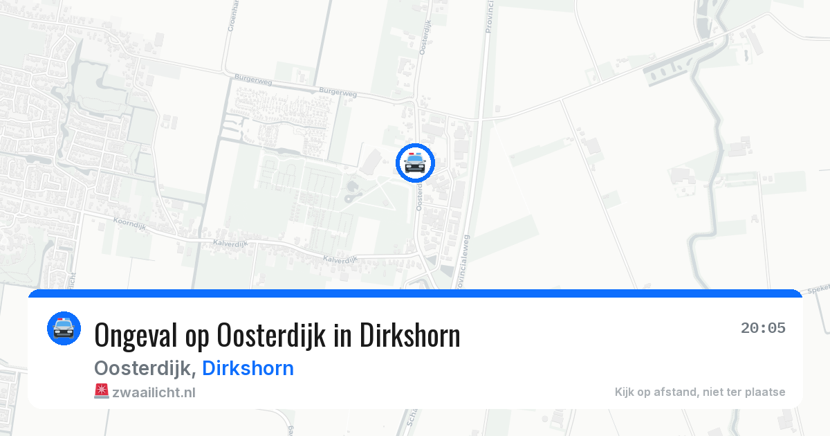 Ongeval op Oosterdijk in Dirkshorn — 7 apr 2026