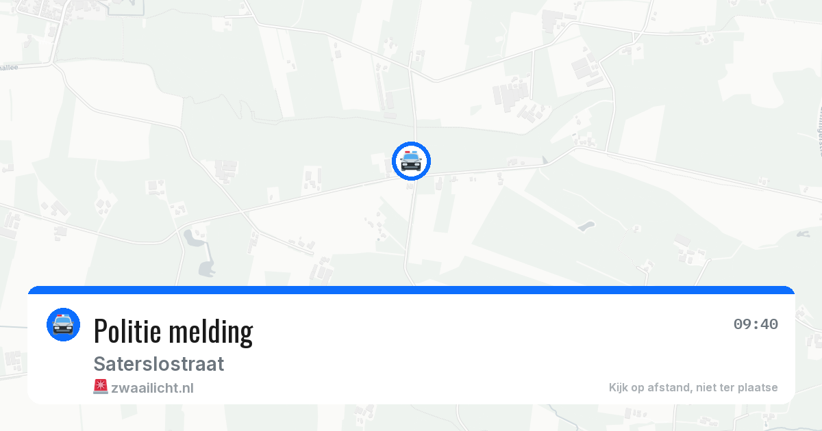 Politie melding — 11 jun 2026