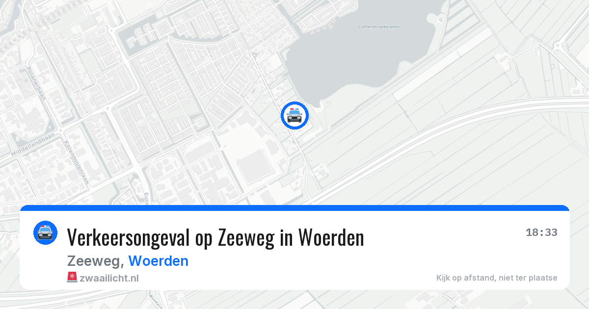 Verkeersongeval op Zeeweg in Woerden — 28 jun 2026