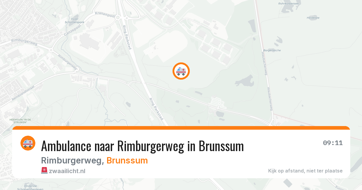 Ambulance naar Rimburgerweg in Brunssum — 17 feb 2026