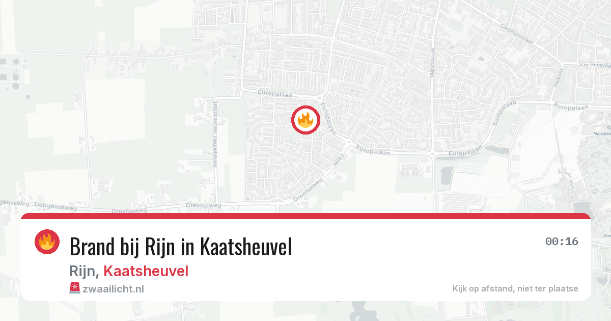 Brand bij Rijn in Kaatsheuvel — 19 jun 2026