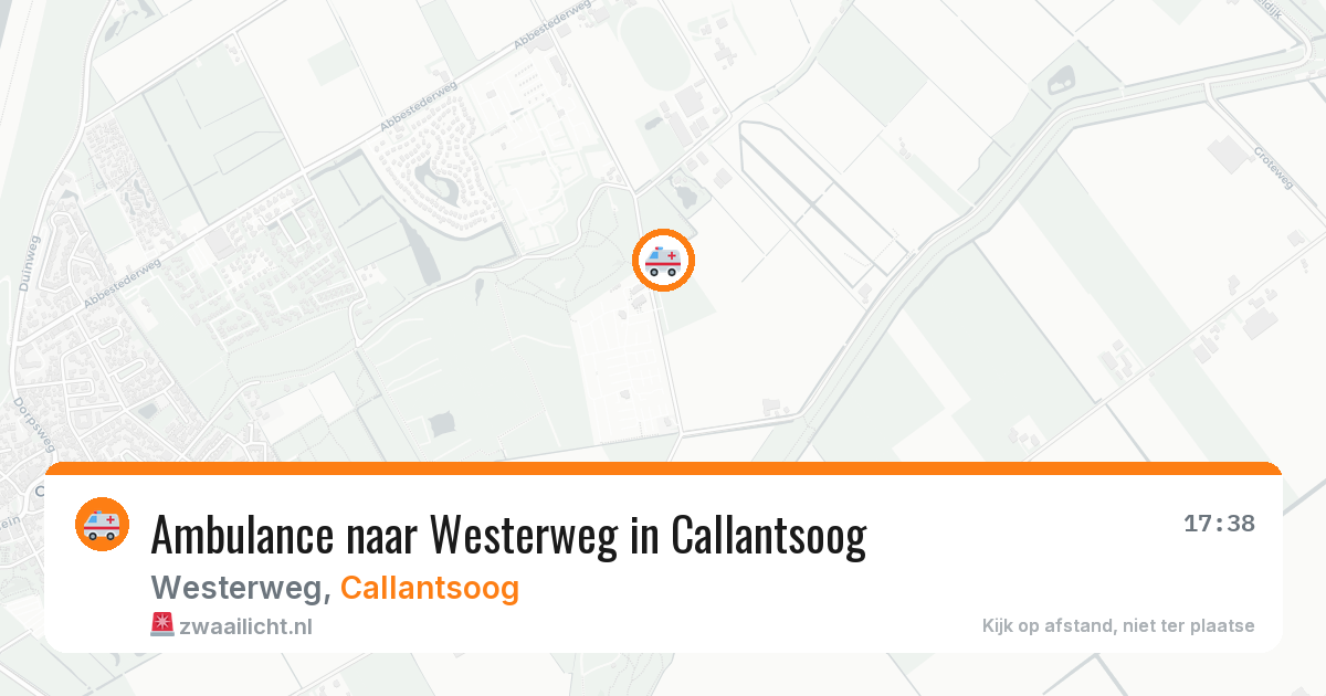 Ambulance naar Westerweg in Callantsoog — 3 jun 2026