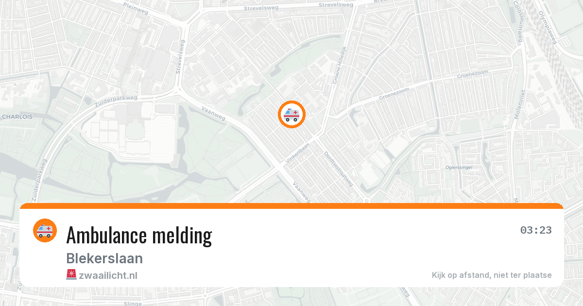 Ambulance melding — 9 feb 2026