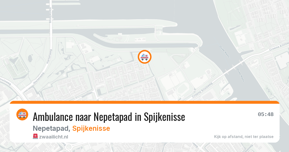 Ambulance naar Nepetapad in Spijkenisse — 19 jul 2026