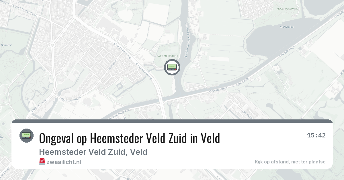 Ongeval op Heemsteder Veld Zuid in Veld — 4 mrt 2026