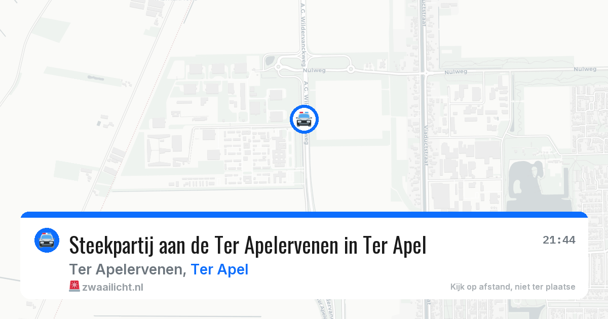 Steekpartij aan de Ter Apelervenen in Ter Apel — 5 aug 2026