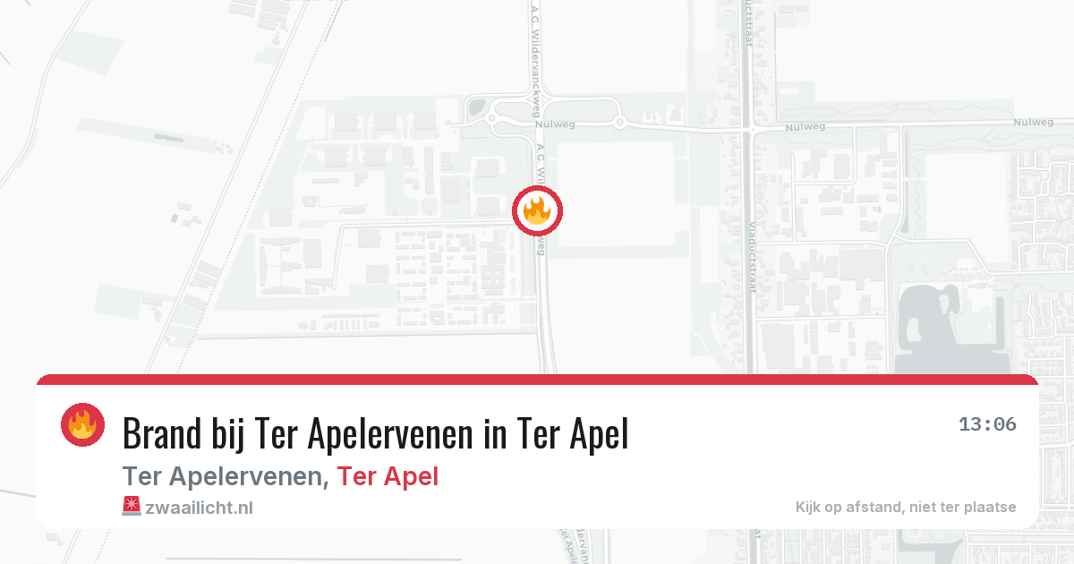 Brand bij Ter Apelervenen in Ter Apel — 12 jun 2026