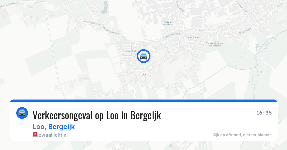 Verkeersongeval op Loo in Bergeijk — 29 mei 2026