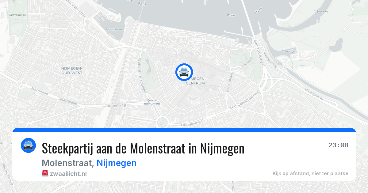 Steekpartij aan de Molenstraat in Nijmegen — 24 jul 2026