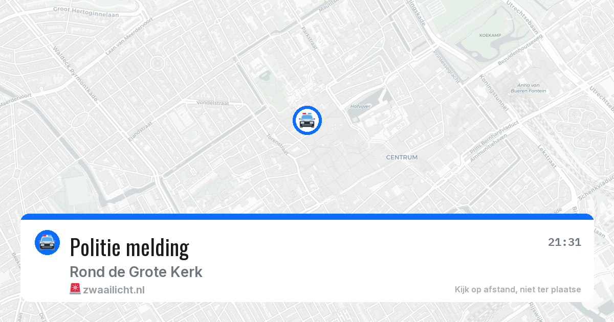Politie melding — 3 jul 2026