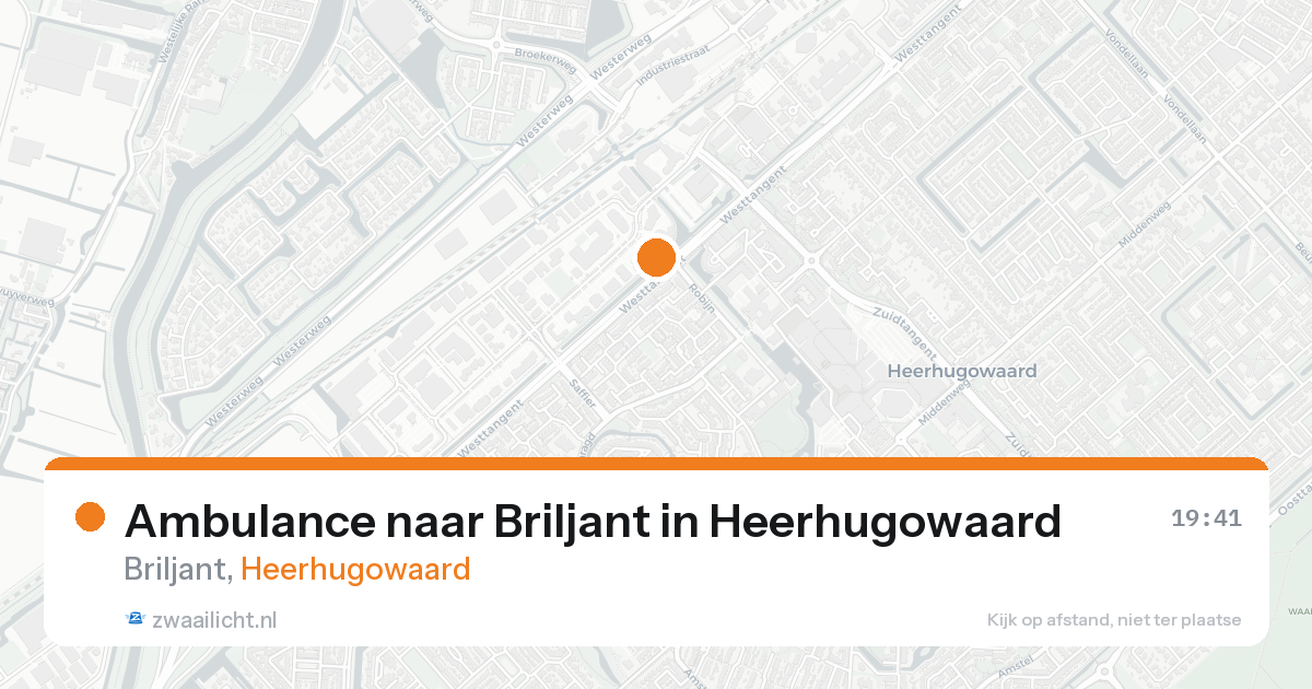 Ambulance naar Briljant in Heerhugowaard — 18 aug 2026