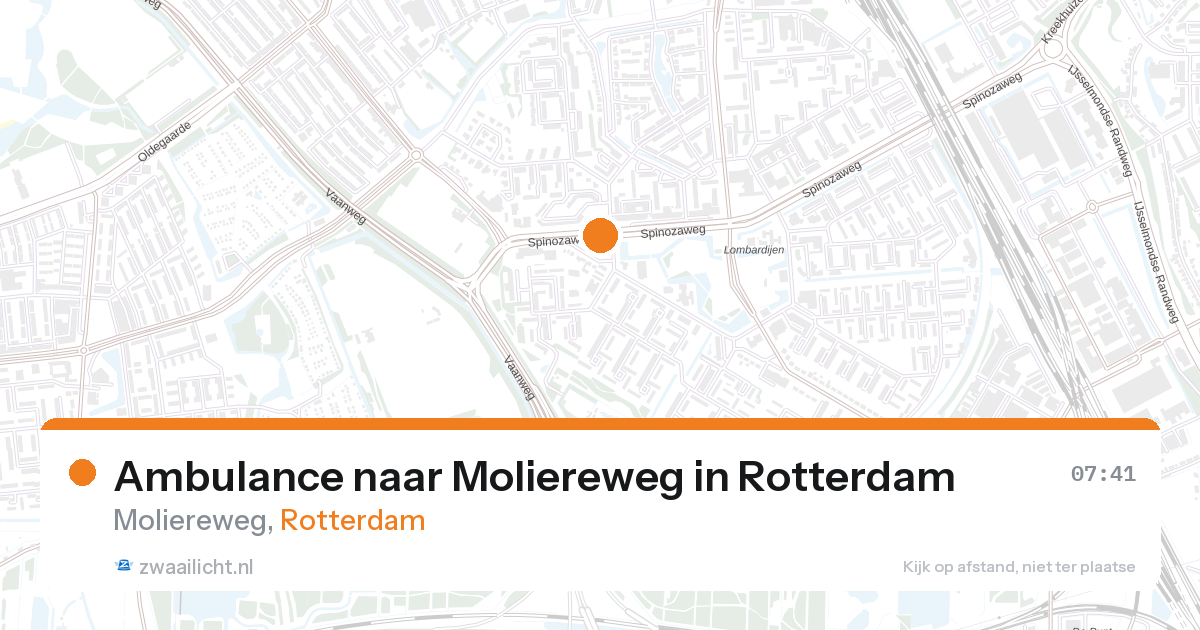 Ambulance naar Moliereweg in Rotterdam — 1 feb 2026