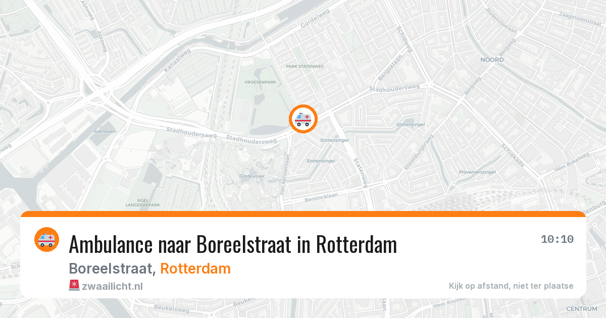 Ambulance naar Boreelstraat in Rotterdam — 3 jun 2026