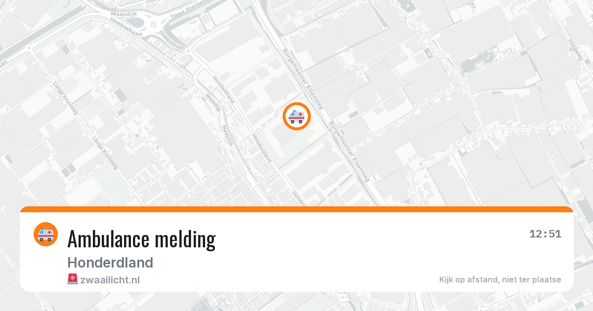 Ambulance melding — 11 mei 2026