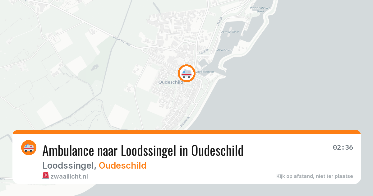 Ambulance naar Loodssingel in Oudeschild — 22 jan 2026