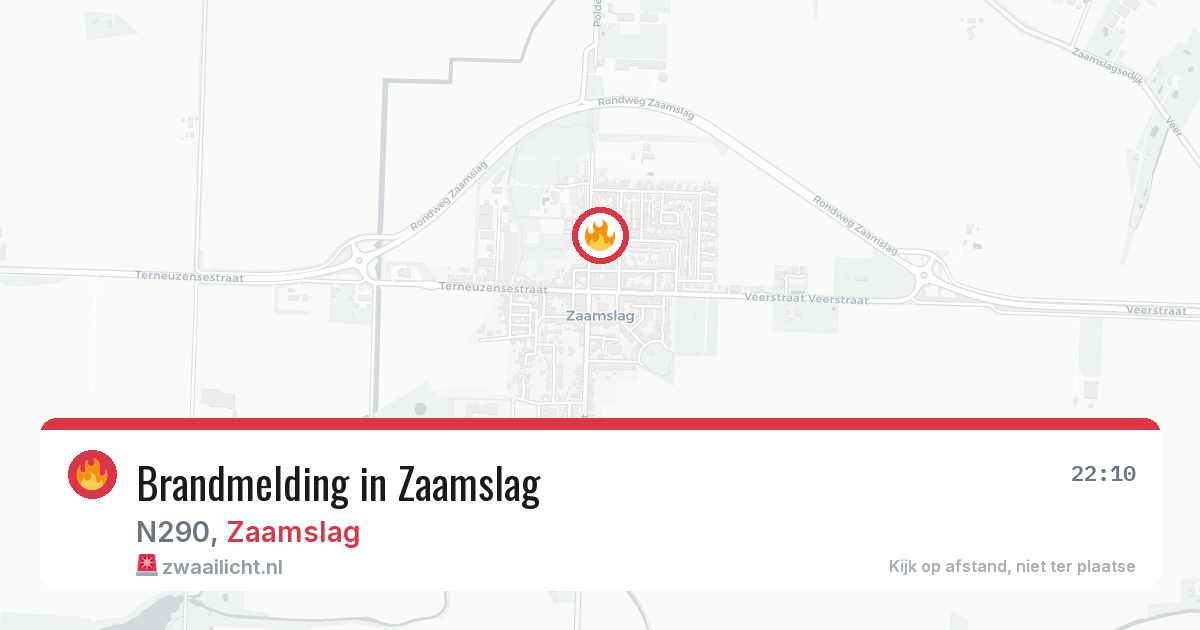 Brandmelding in Zaamslag — 12 apr 2026