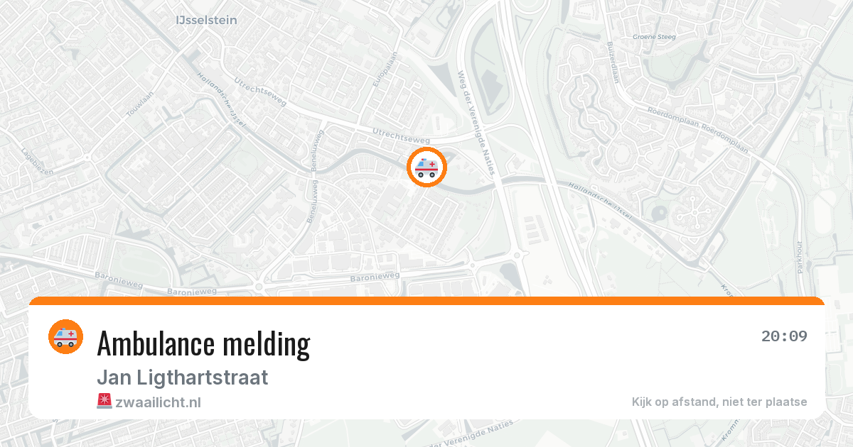 Ambulance melding — 24 mei 2026
