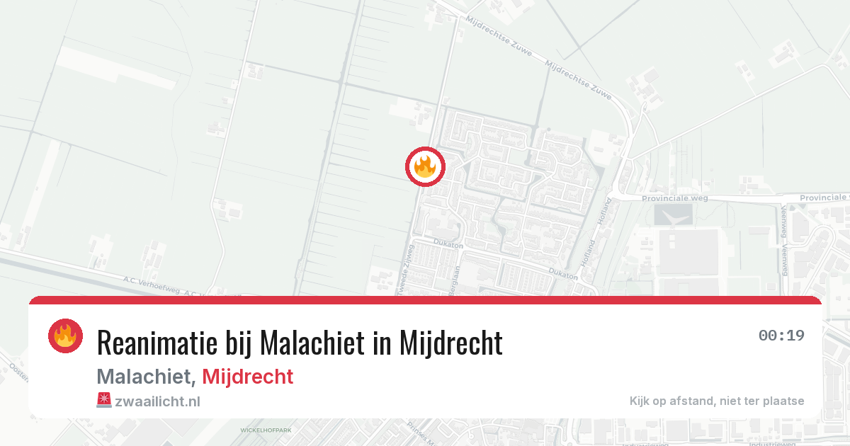Reanimatie bij Malachiet in Mijdrecht — 27 jun 2026