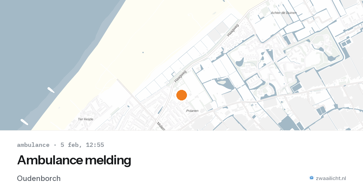 Ambulance melding — 5 feb 2026