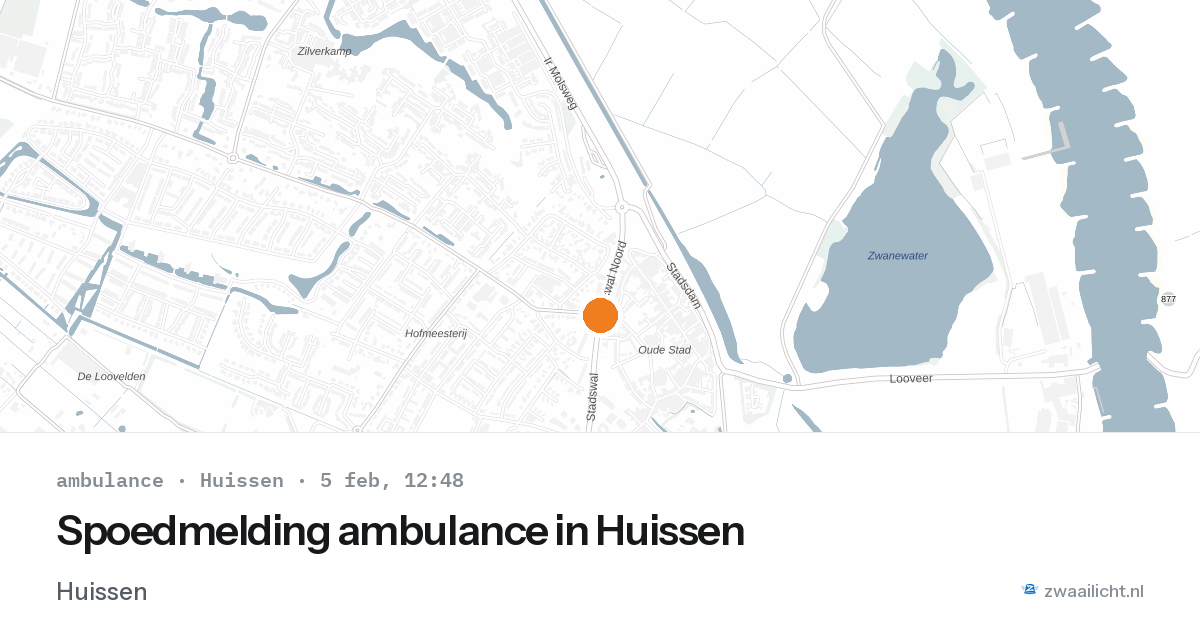Spoedmelding ambulance in Huissen — 5 feb 2026