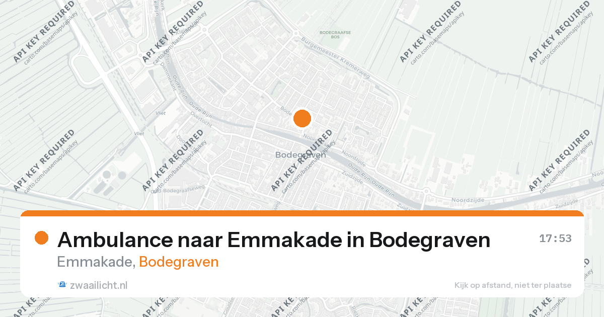 Ambulance naar Emmakade in Bodegraven — 12 jun 2026
