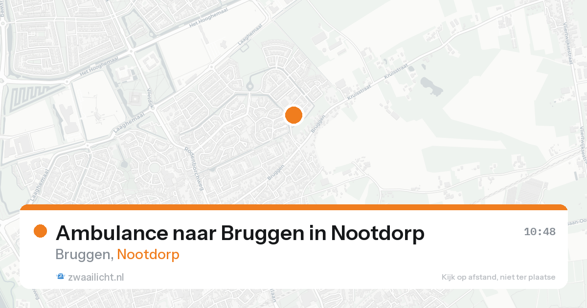 Ambulance naar Bruggen in Nootdorp — 23 aug 2026