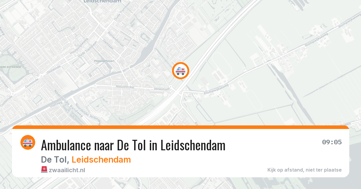 Ambulance naar De Tol in Leidschendam — 15 jun 2026
