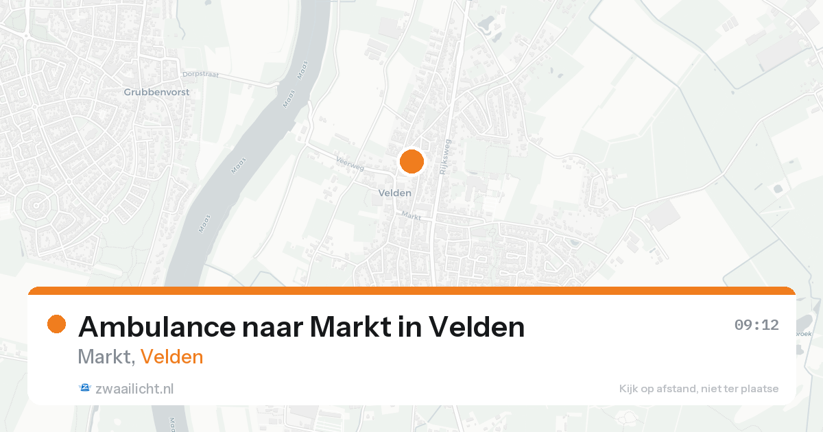 Ambulance naar Markt in Velden — 12 aug 2026