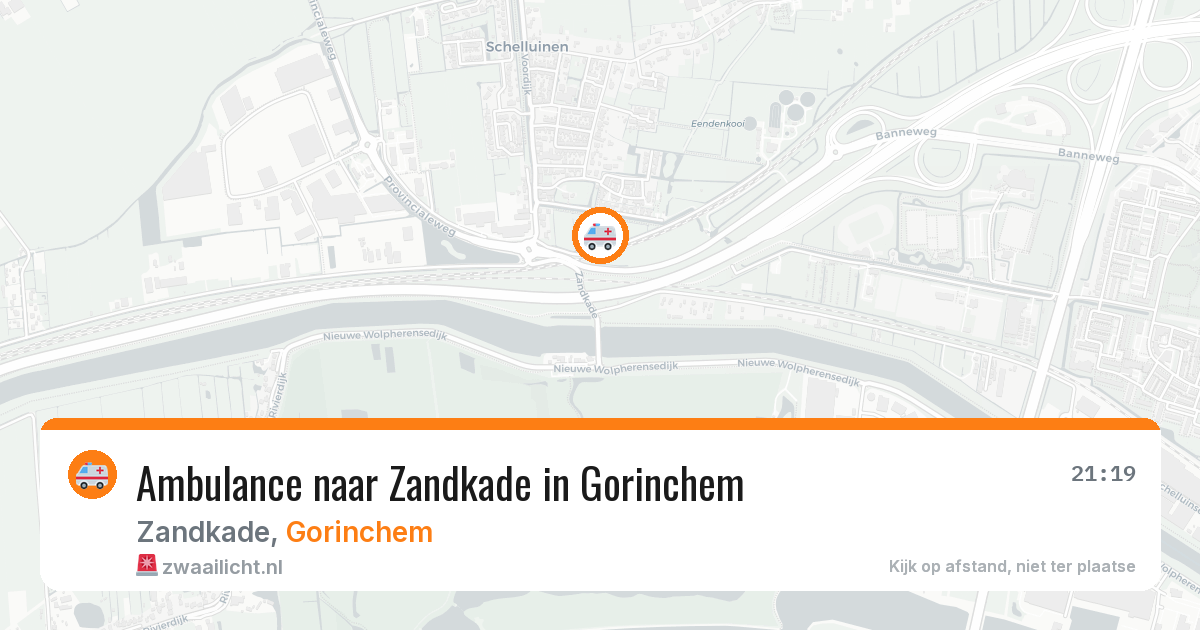 Ambulance naar Zandkade in Gorinchem — 28 jul 2026