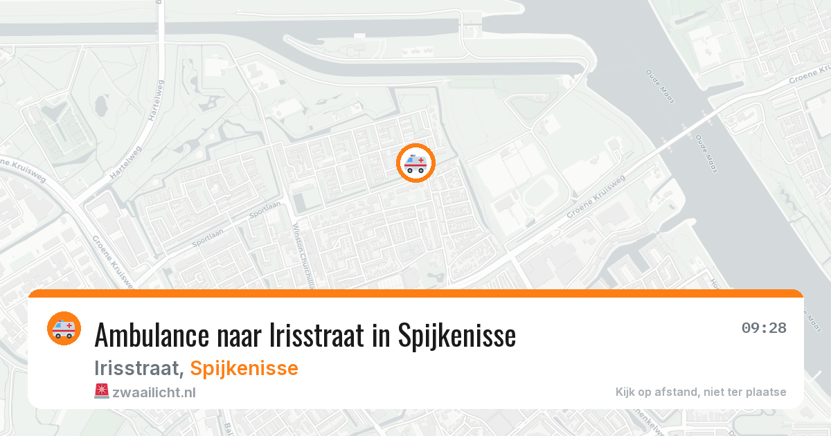 Ambulance naar Irisstraat in Spijkenisse — 11 jul 2026