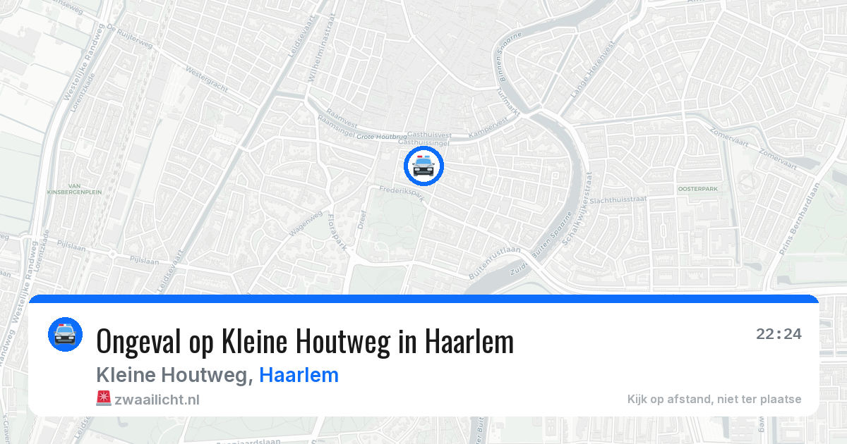 Ongeval op Kleine Houtweg in Haarlem — 28 jun 2026