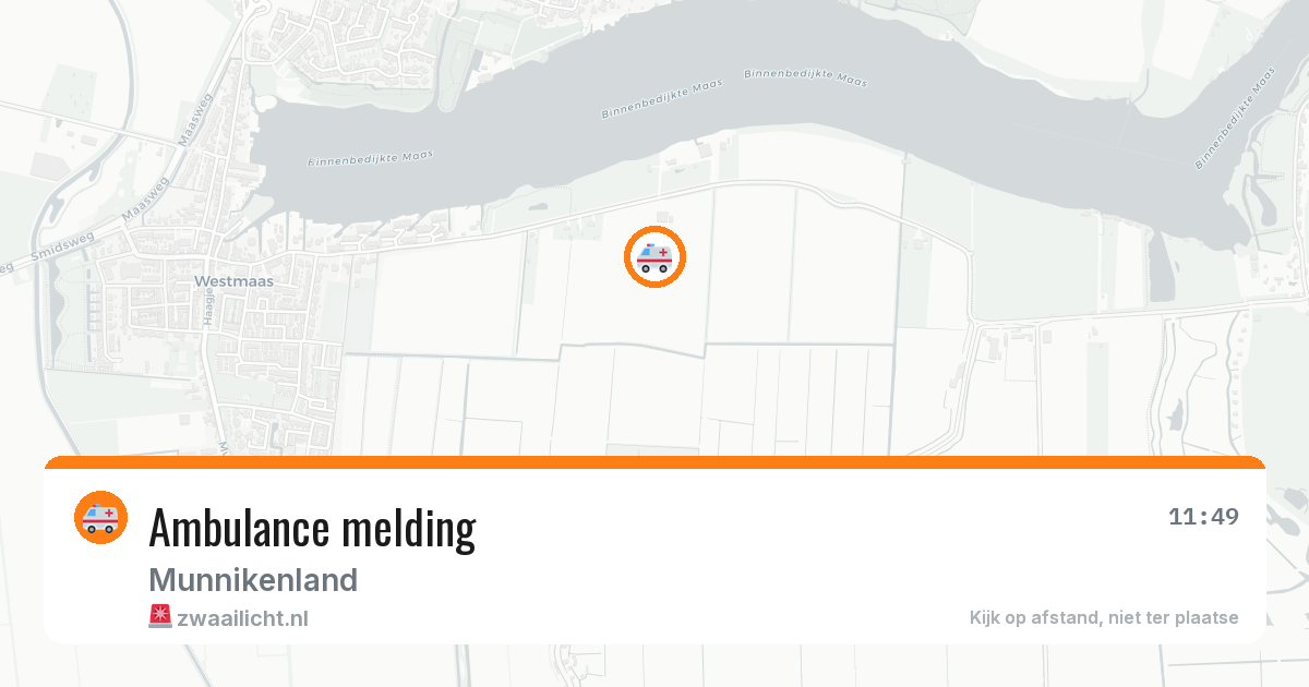Ambulance melding — 17 jan 2026