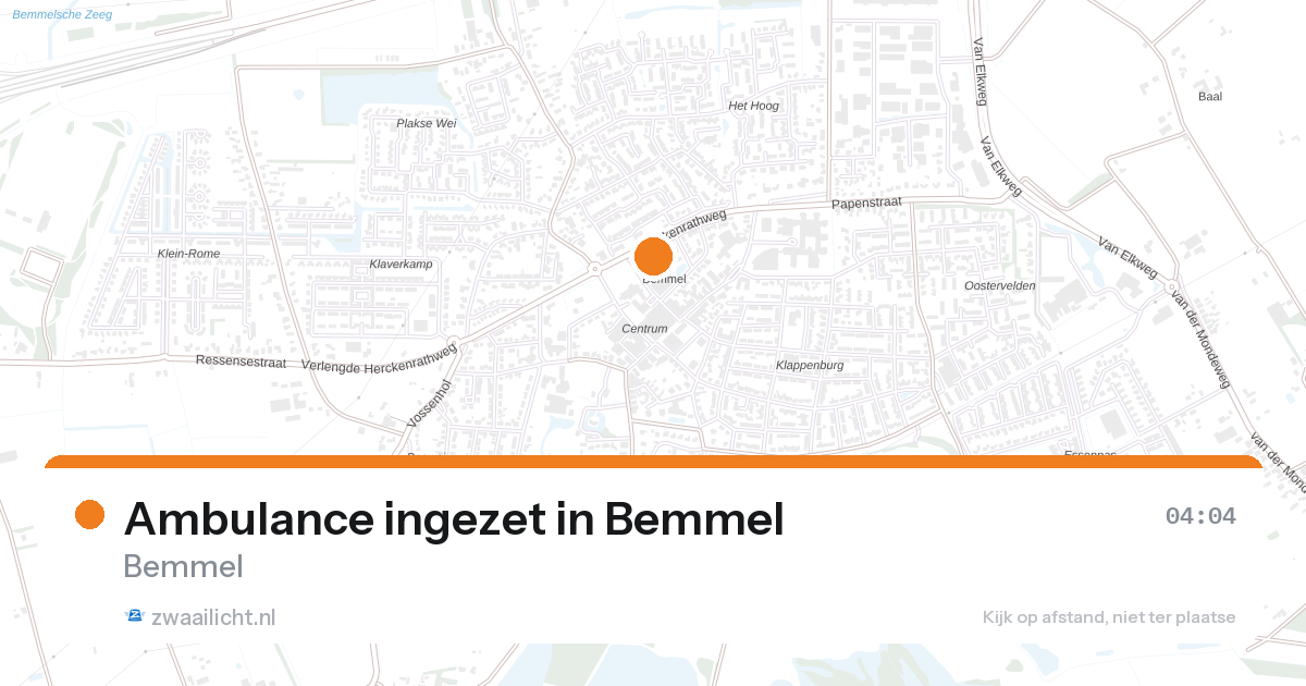 Ambulance ingezet in Bemmel — 7 feb 2026