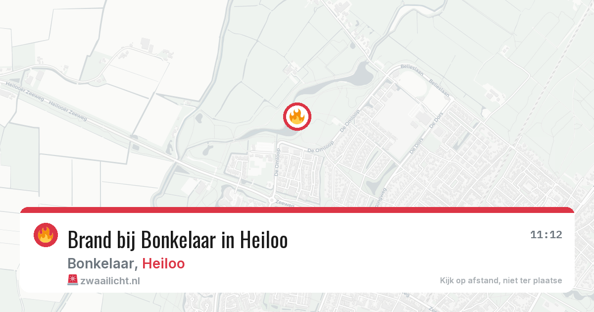 Brand bij Bonkelaar in Heiloo — 2 jun 2026