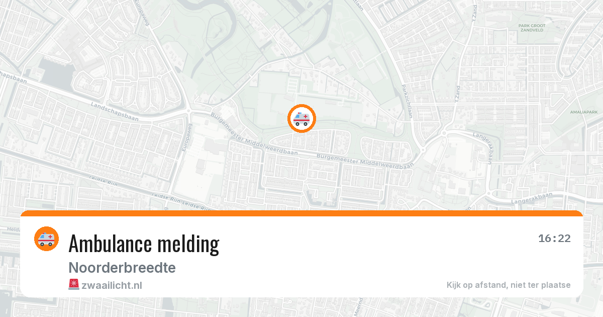 Ambulance melding — 22 jun 2026